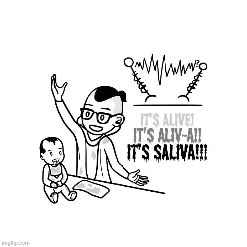 Saliva | image tagged in comics | made w/ Imgflip meme maker