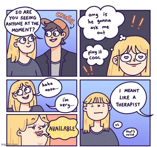 Seeing Anyone? | image tagged in comics | made w/ Imgflip meme maker