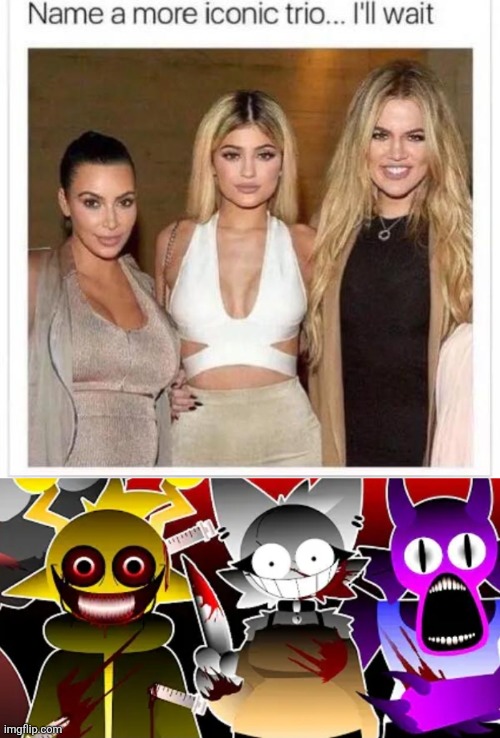 MEET THE GOOFY AHH TRIO! *undefeatable from sonic frontiers starts playing* | image tagged in name a more iconic trio,the goofy ahh trio,shitpost,me and the boys | made w/ Imgflip meme maker
