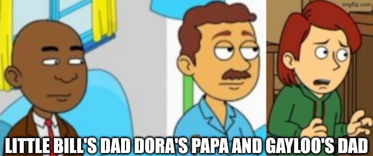 Boris Cole and Big bill Blank Meme Template