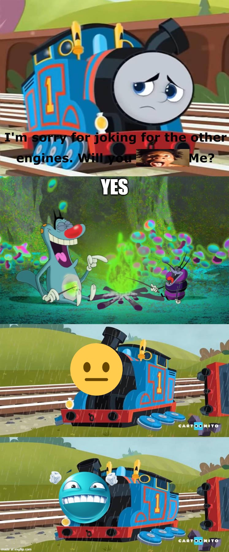 BUGS NOOOOOO | YES | image tagged in bugs noooooo | made w/ Imgflip meme maker