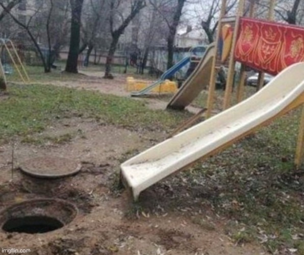 who wants to go down the slide? | image tagged in screenshot 2026-05-19 4 52 42 pm png | made w/ Imgflip meme maker