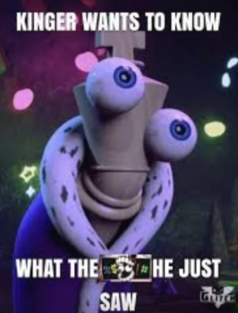 Kinger has a question Blank Meme Template