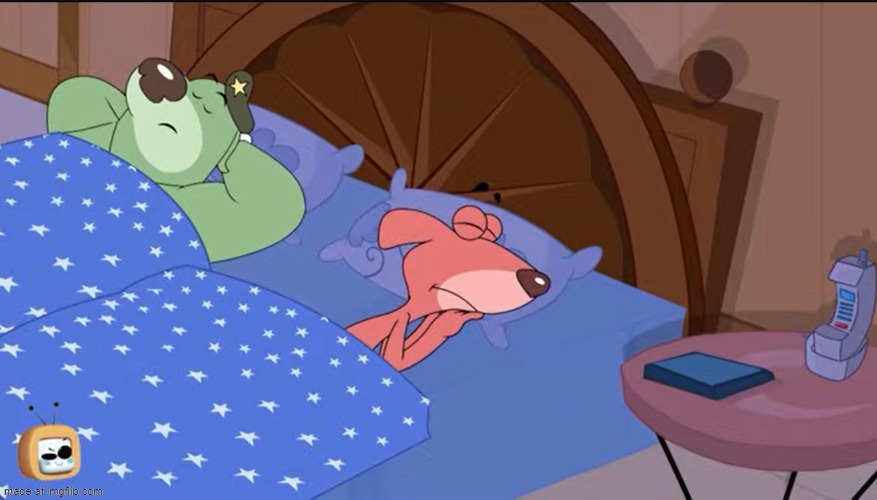 New template alert! | image tagged in doggy don and colonel sleeping | made w/ Imgflip meme maker