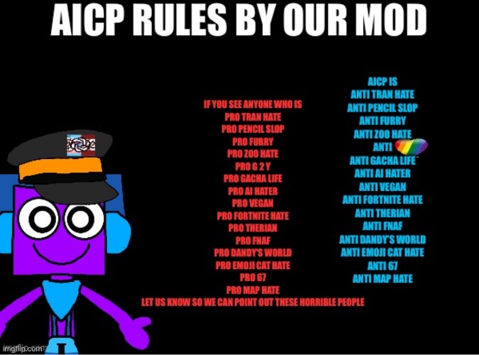 I reposted this image by Spliff to AICP Stream | image tagged in stream,rules,spliff,not mine | made w/ Imgflip meme maker