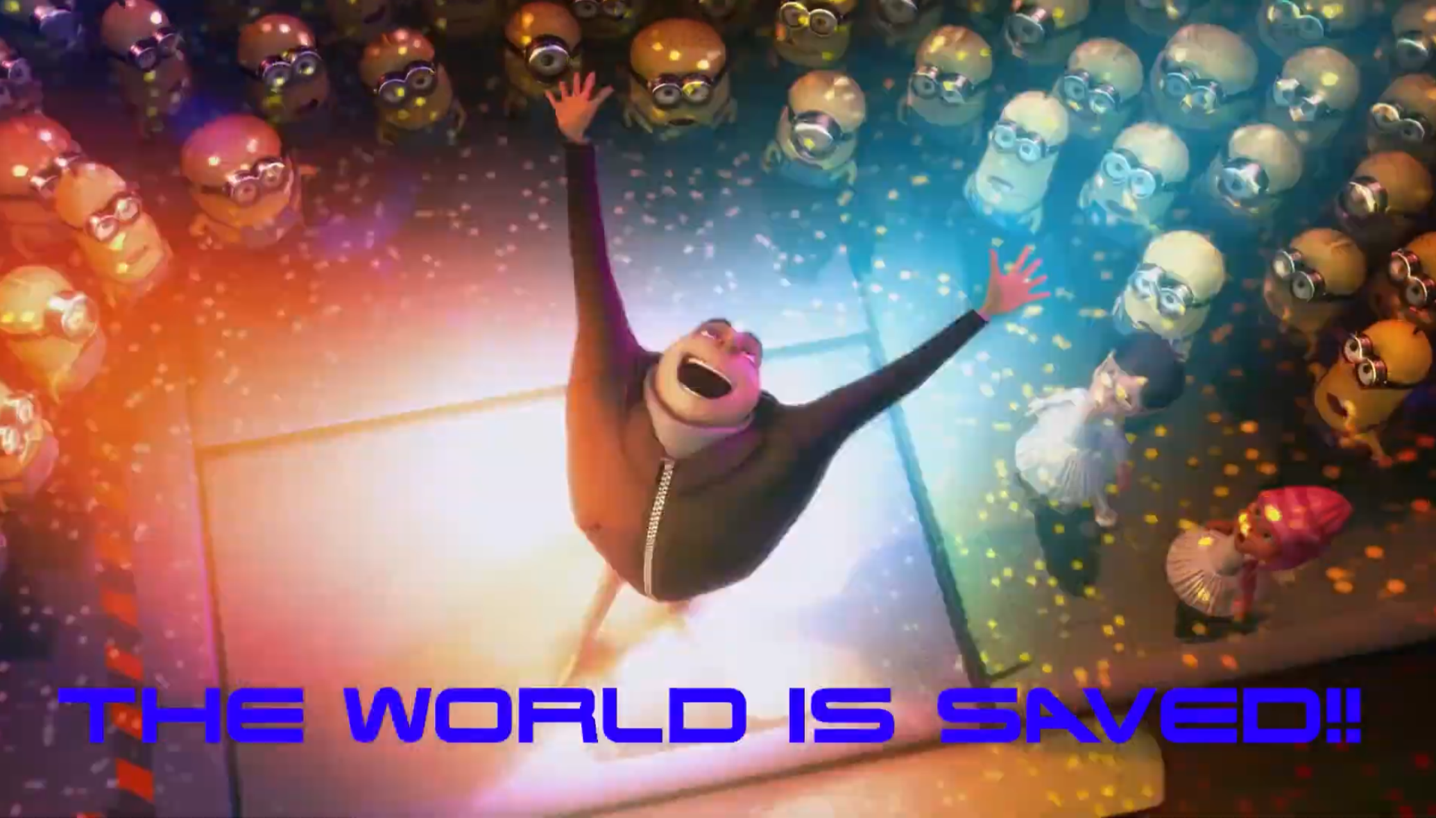 High Quality Gru The World is Saved Blank Meme Template