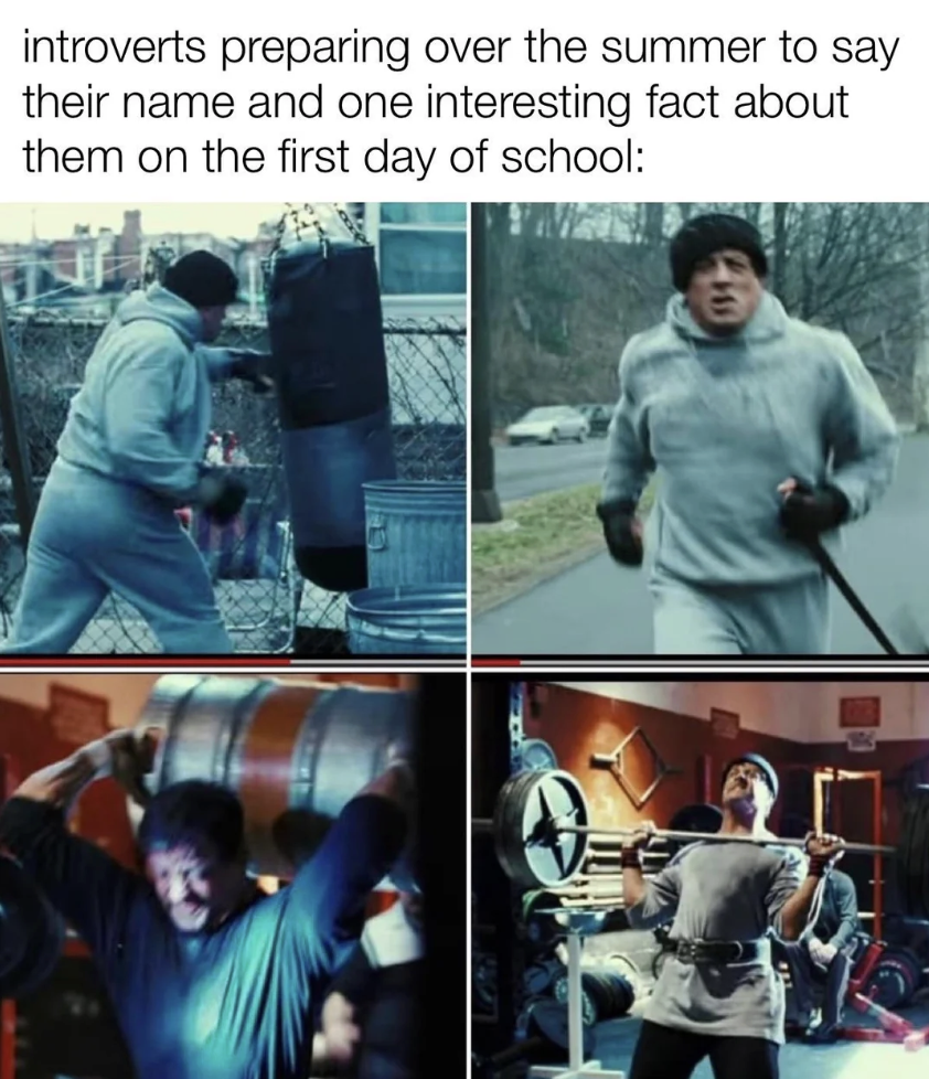 Rocky training Blank Meme Template