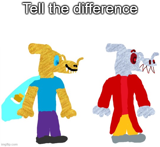 tell the difference guys | Tell the difference | made w/ Imgflip meme maker
