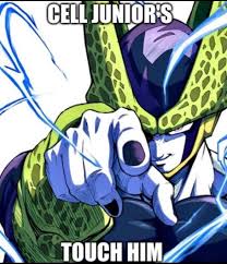 cell junior's touch him Blank Meme Template