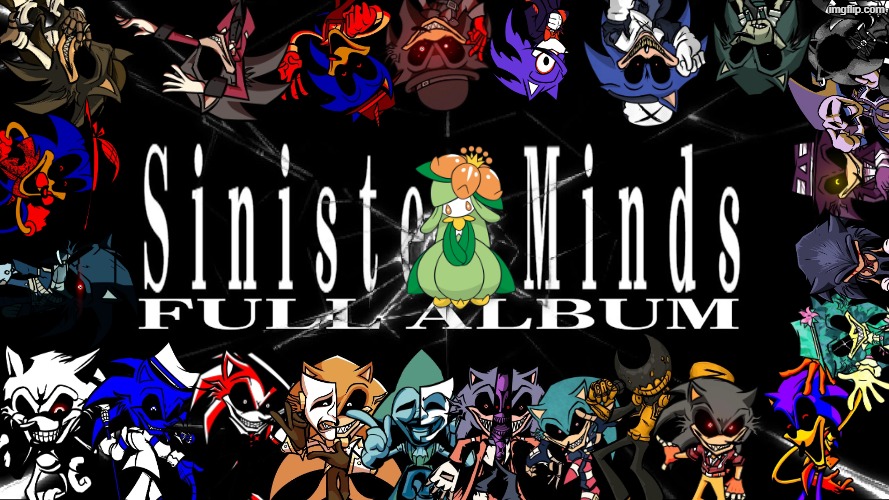 Sinister Minds Background. (With Lilly of course) | image tagged in sonic exe,lilly,sinister minds | made w/ Imgflip meme maker