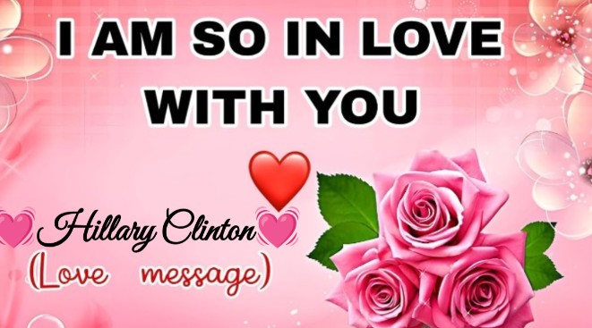 Hillary Heart Throb I'm so in Love with you Blank Meme Template