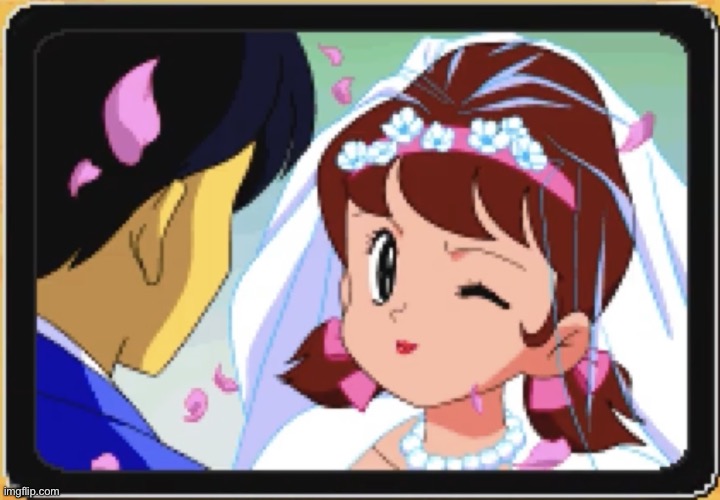 Anime wedding | image tagged in anime wedding | made w/ Imgflip meme maker