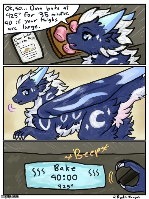 I'm sure that's what they meant. (art by @RyukiriDragon) | image tagged in furry,art,comics/cartoons | made w/ Imgflip meme maker