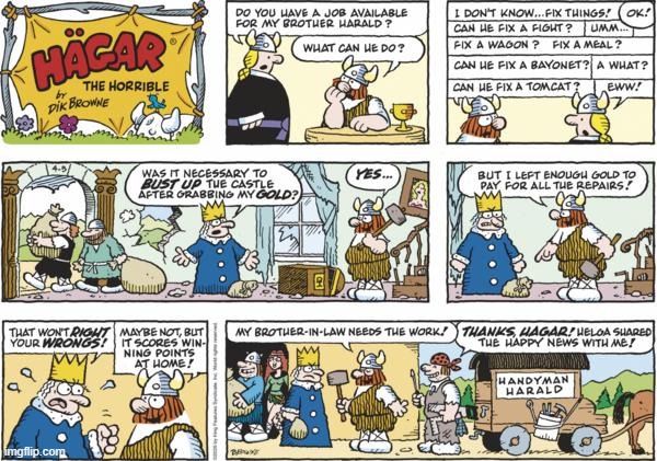 Hagar The Horrible | image tagged in comics | made w/ Imgflip meme maker