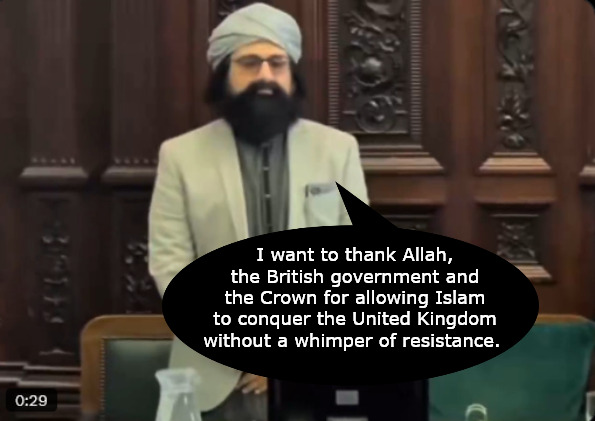 Welcome to Caliphate UK | I want to thank Allah, the British government and the Crown for allowing Islam to conquer the United Kingdom without a whimper of resistance. | image tagged in memes,politics,islam,uk,british,un | made w/ Imgflip meme maker