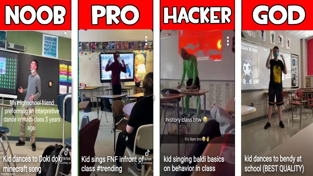 kid sings nerdcore song in front of class | made w/ Imgflip meme maker