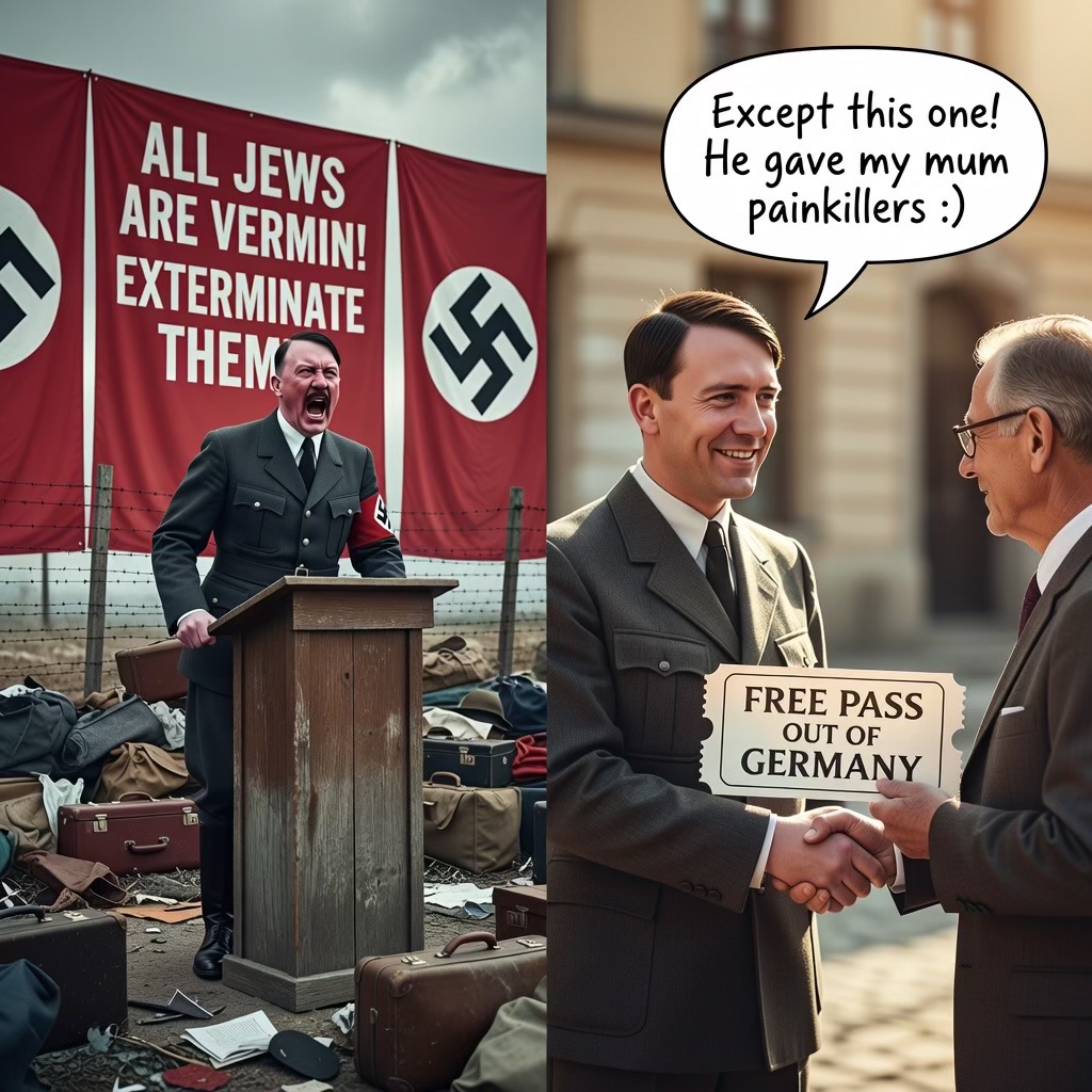 Hitler’s Hypocrisy Blank Meme Template