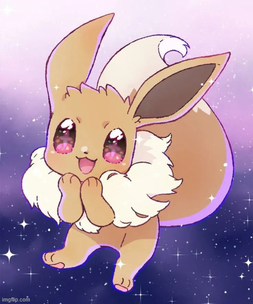 Vee in space! | image tagged in eevee | made w/ Imgflip meme maker