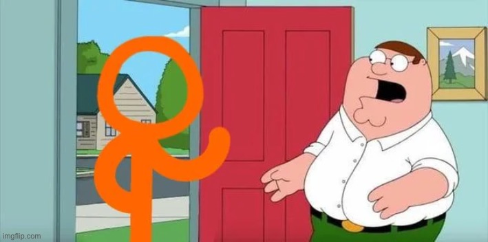 collab of the millennia | image tagged in peter griffin,alan becker,i hate knitters | made w/ Imgflip meme maker