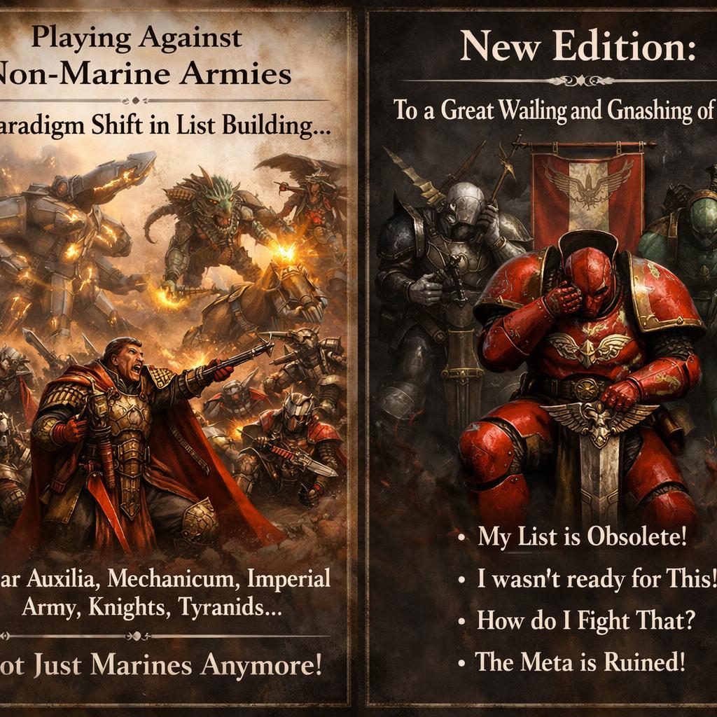 Horus Heresy General & Adeptus Titanicus Blank Meme Template