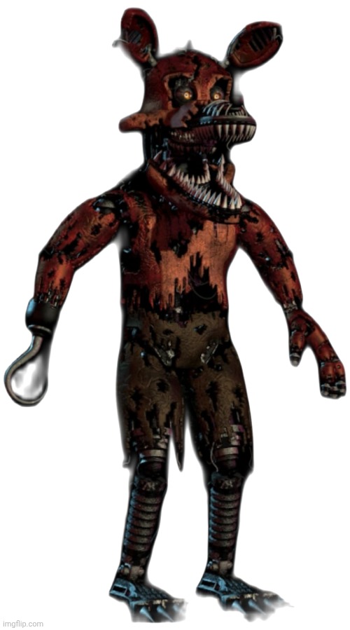 Nightmare foxy | image tagged in nightmare foxy | made w/ Imgflip meme maker