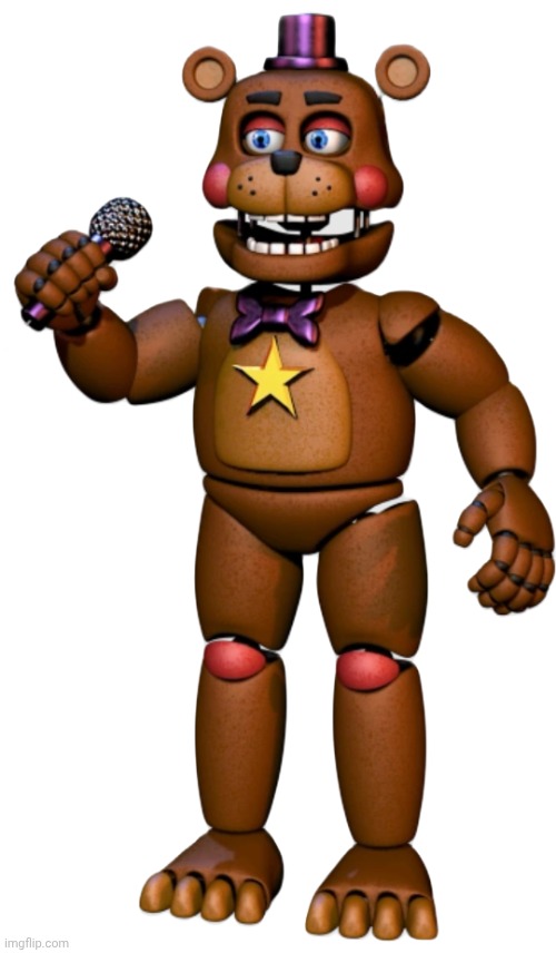 Rockstar freddy | image tagged in rockstar freddy | made w/ Imgflip meme maker
