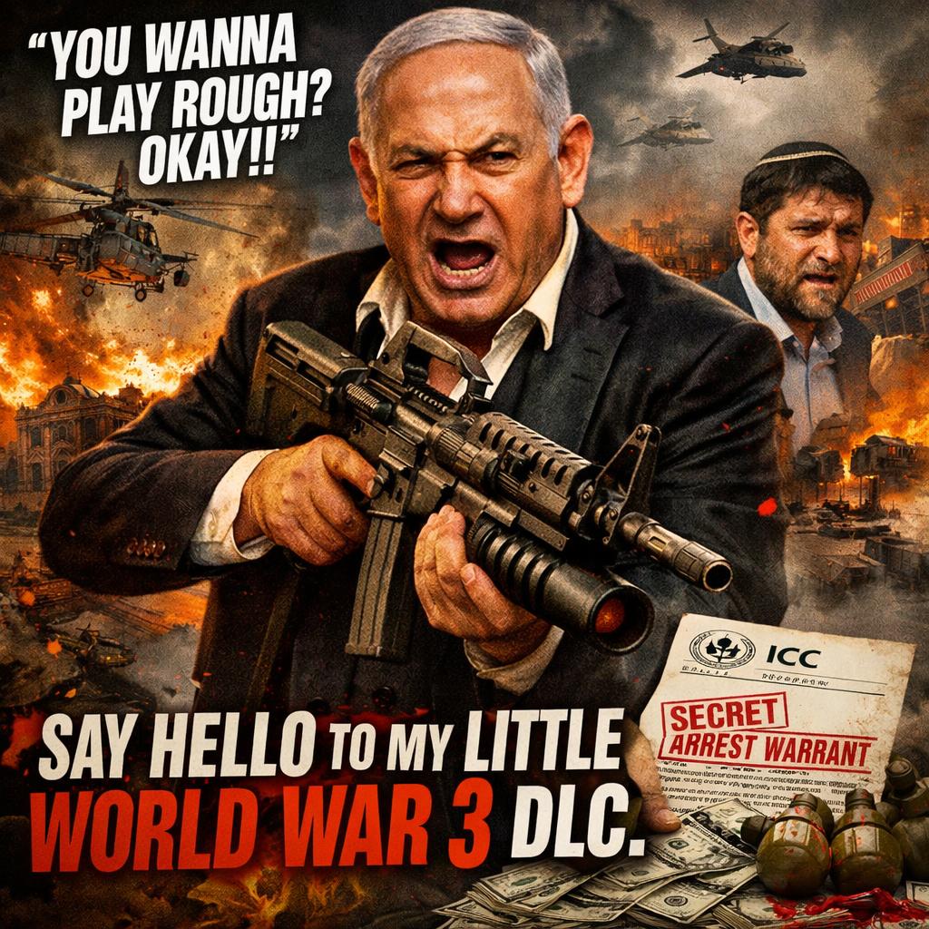 SAY HELLO TO MY LITTLE WORLD WAR 3 DLC Blank Meme Template