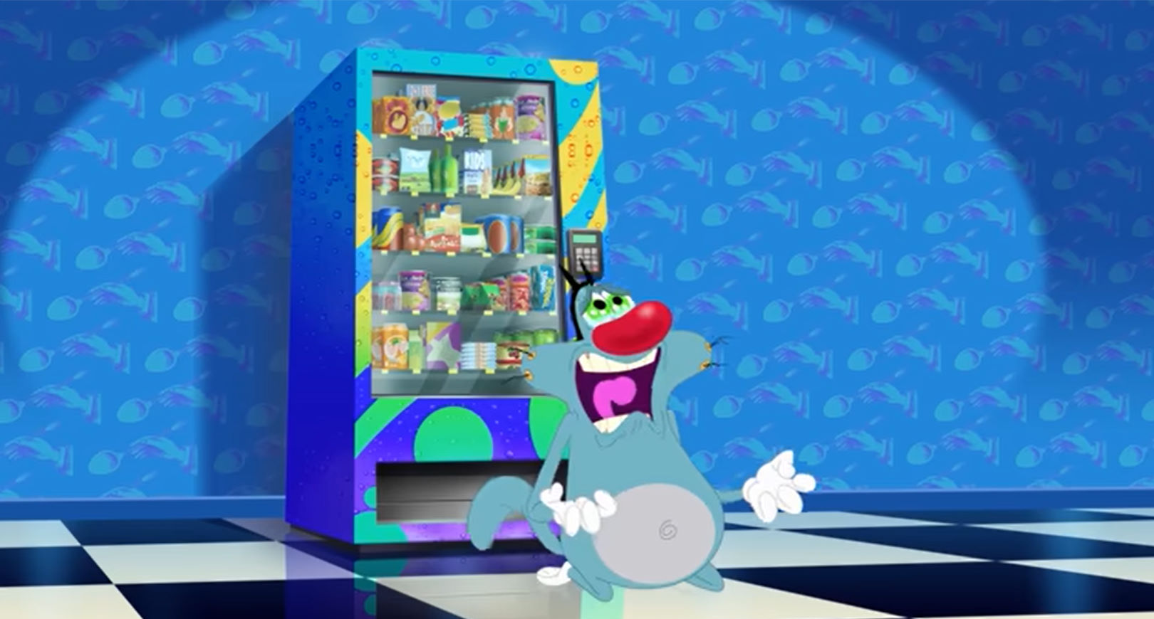 Upset Oggy Blank Meme Template