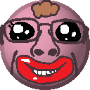 Kawaii wojak with pink lips Soyjak emoji Meme Template