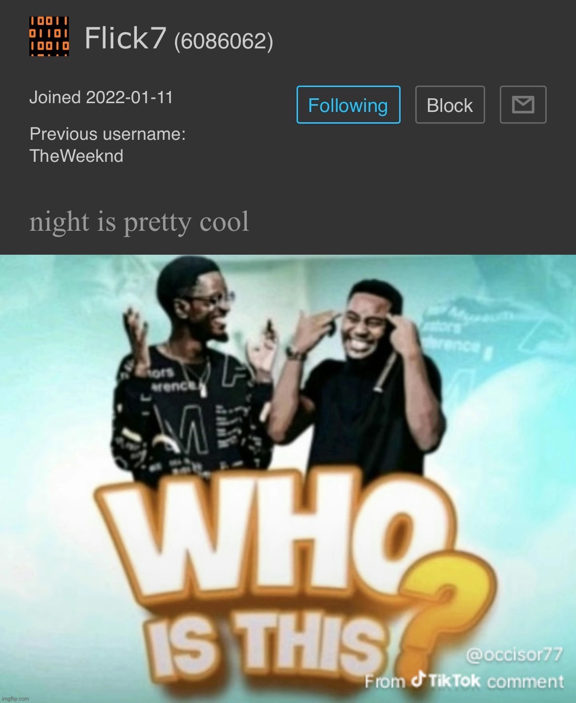 image tagged in who is this | made w/ Imgflip meme maker