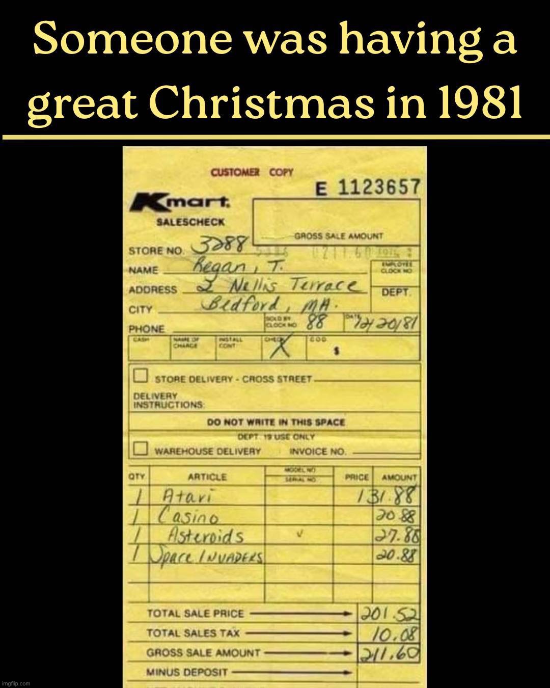 Atari turned our house upside down for the bargain price of $131.88 | image tagged in fun,atari,gen x,80s | made w/ Imgflip meme maker