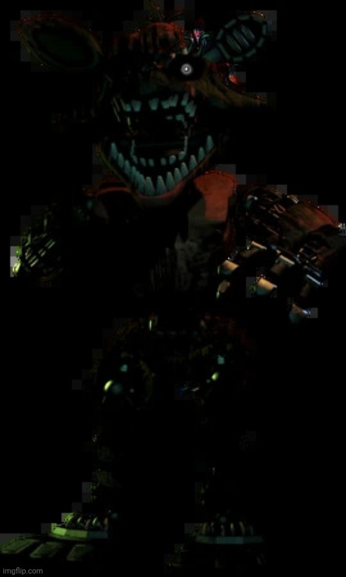 phantom foxy | image tagged in phantom foxy | made w/ Imgflip meme maker