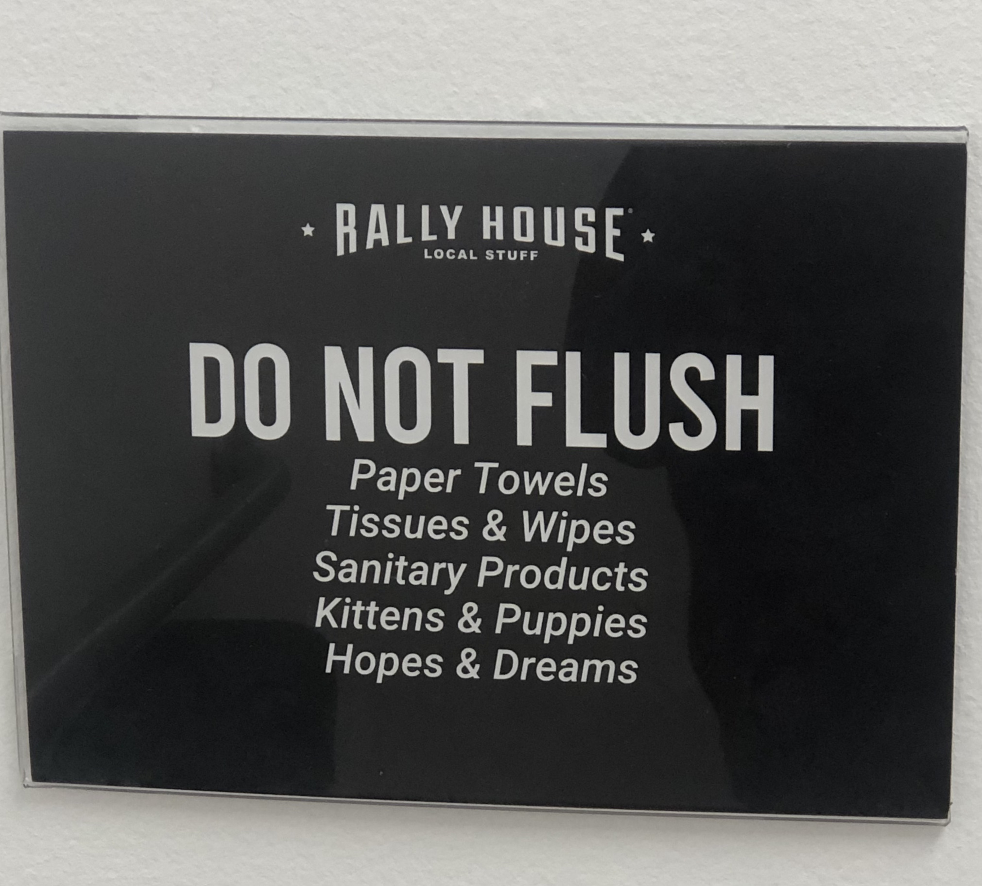 Flush rally house down the toilet Blank Meme Template
