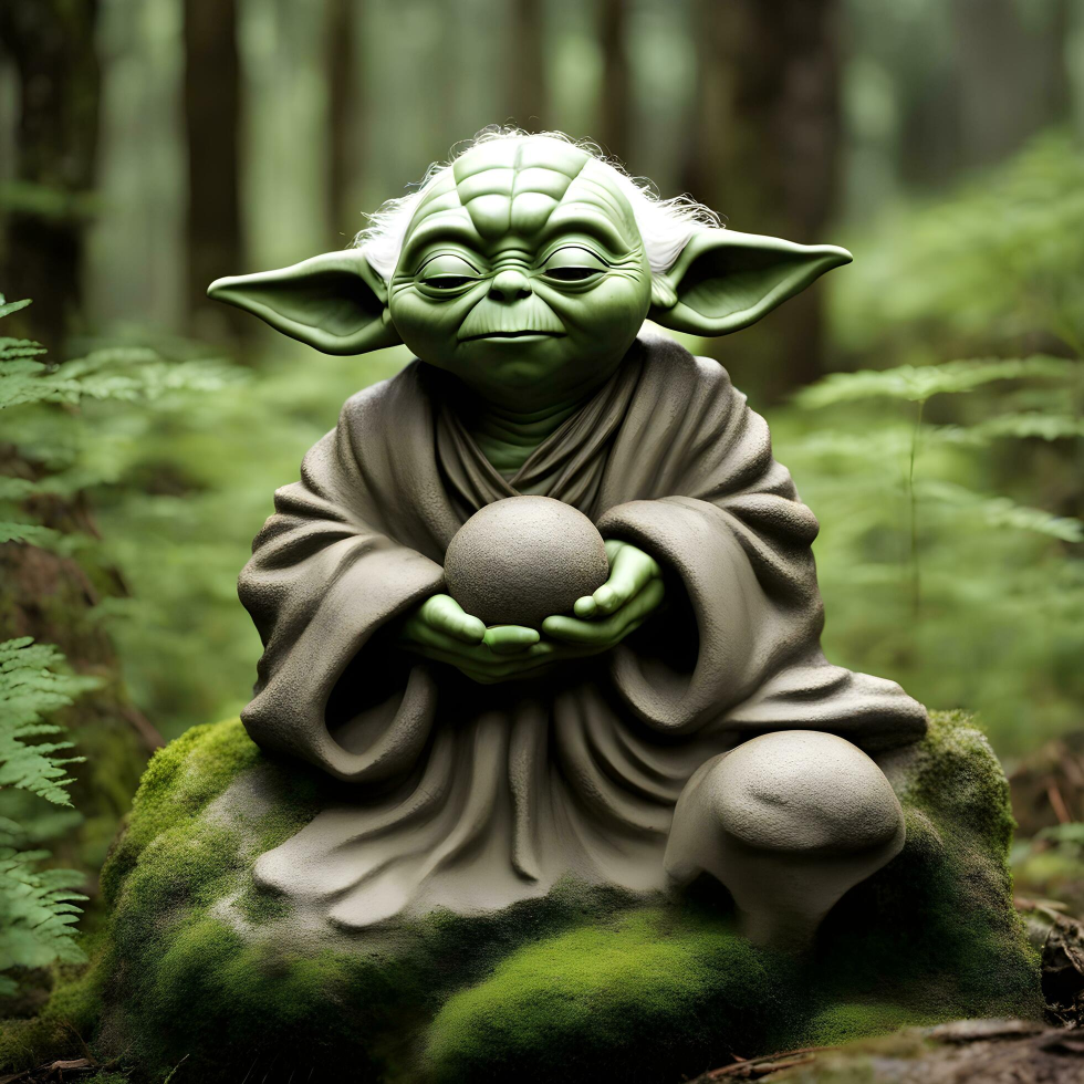 AI yoda Blank Meme Template