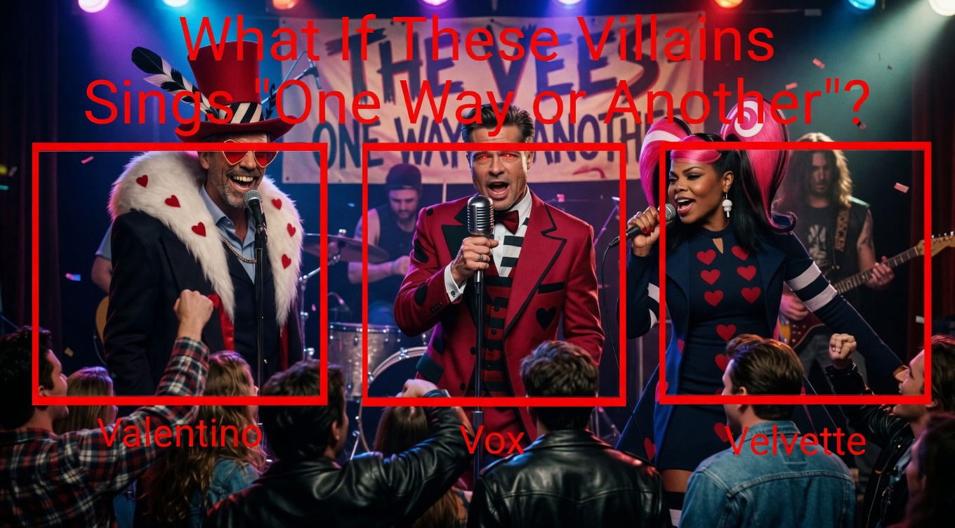 What If These Villains Sings "One Way or Another"? Blank Meme Template