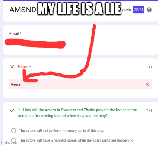 My mom has some explaining to do. | MY LIFE IS A LIE | image tagged in screenshot 2026-05-21 10 12 41 am png,funny,huh,random,name,test | made w/ Imgflip meme maker