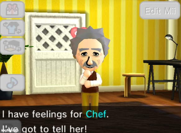 oh my god hes in love with swedish chef | made w/ Imgflip meme maker