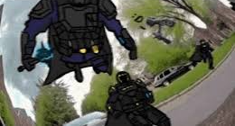 helldiver jumping Blank Meme Template