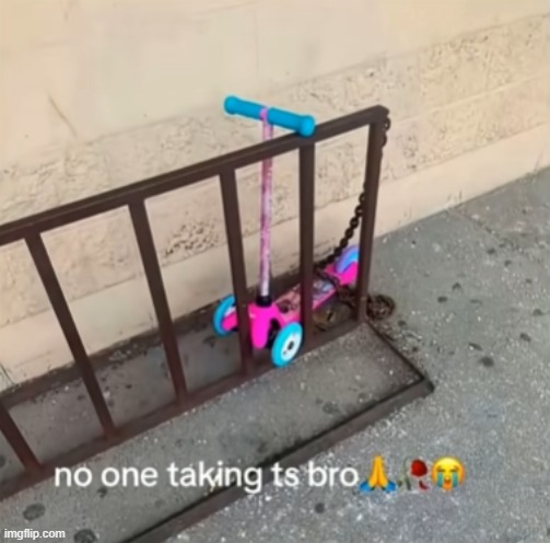 dawg not even a homeless man would steal this vro | image tagged in bike | made w/ Imgflip meme maker