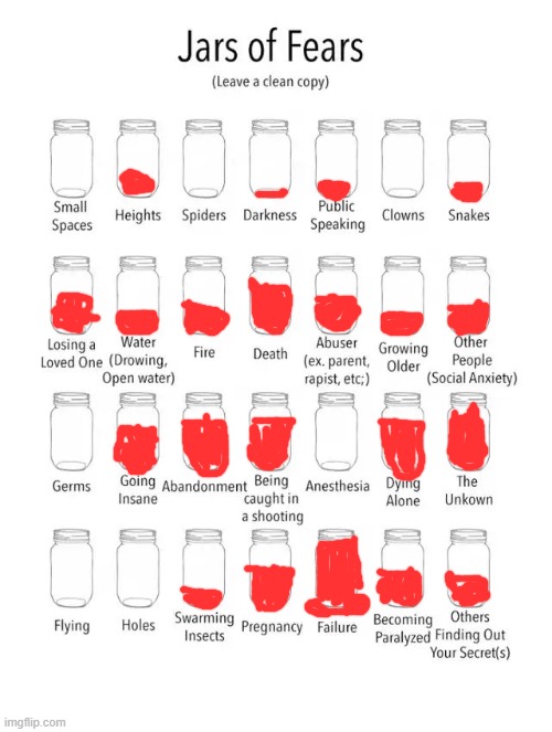 h | image tagged in jar of fears clear version | made w/ Imgflip meme maker