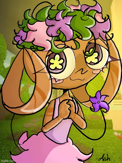 I finally finished this | image tagged in dandy's world,bassie,drawing | made w/ Imgflip meme maker