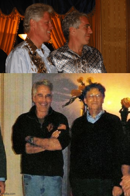 image tagged in epstein and gates | made w/ Imgflip meme maker