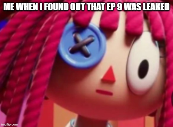Gonna have to drop off the internet sooner than I thought... | me when I found out that ep 9 was leaked | image tagged in tadc,spoiled,sad,shame | made w/ Imgflip meme maker