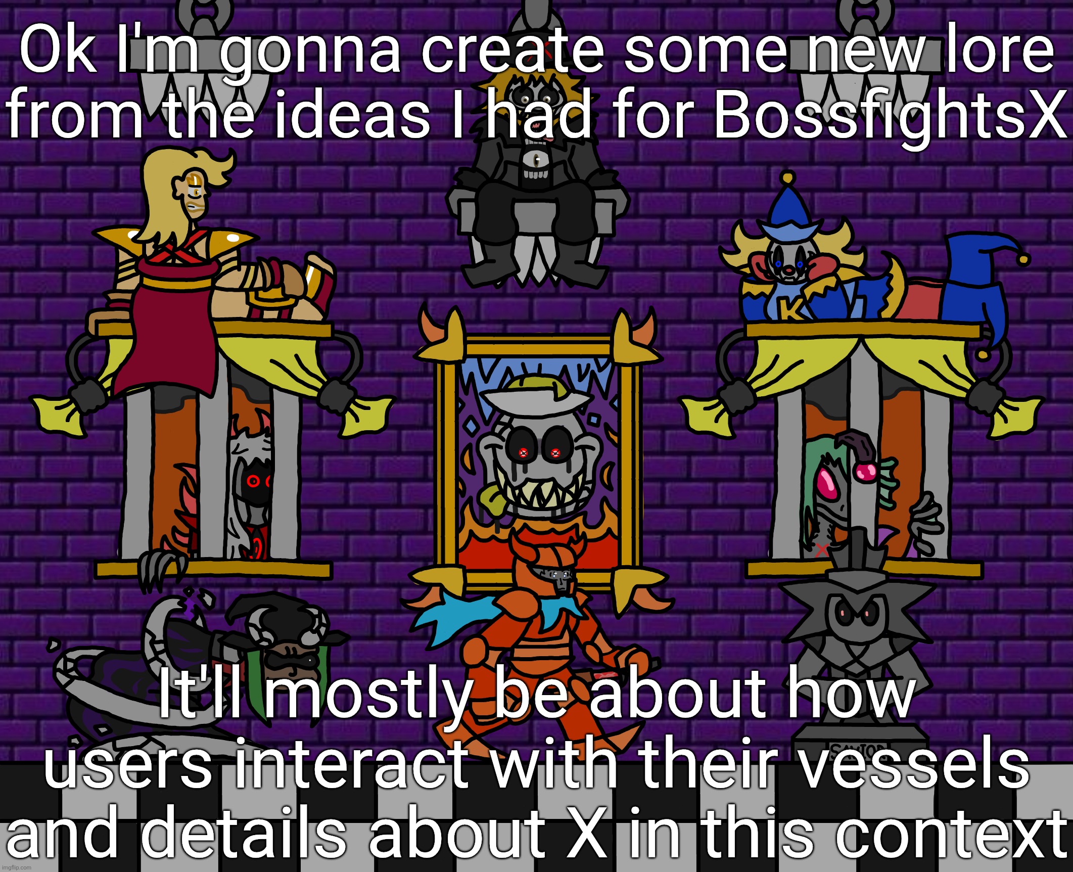 It's all in comments of course, ask anything additional about his lore you want, and I'll try to answer! | Ok I'm gonna create some new lore from the ideas I had for BossfightsX; It'll mostly be about how users interact with their vessels and details about X in this context | image tagged in drawing-55 sketchpad 3 jpeg | made w/ Imgflip meme maker