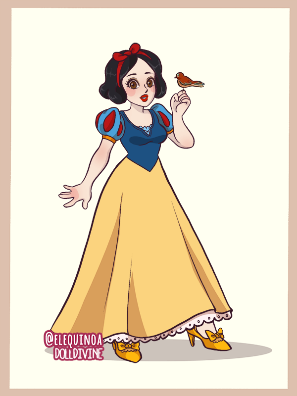 Snow White in Super Mario Bros. Style Blank Meme Template
