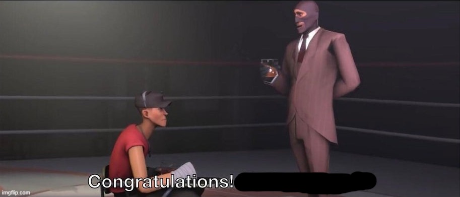 Congratulations, you're a failure | image tagged in congratulations you're a failure | made w/ Imgflip meme maker