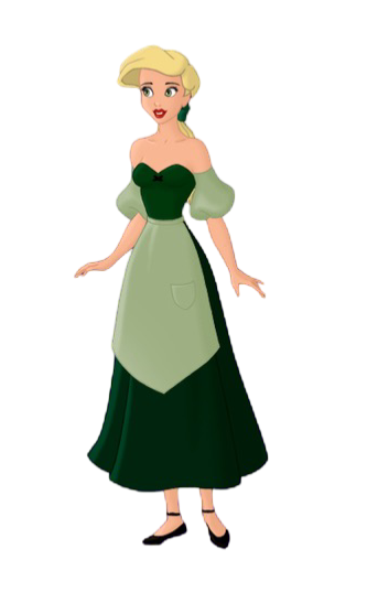 Paulette the Green Bimbette Blank Meme Template