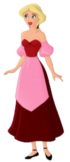 Red Bimbette - Claudette Claudia Blank Meme Template