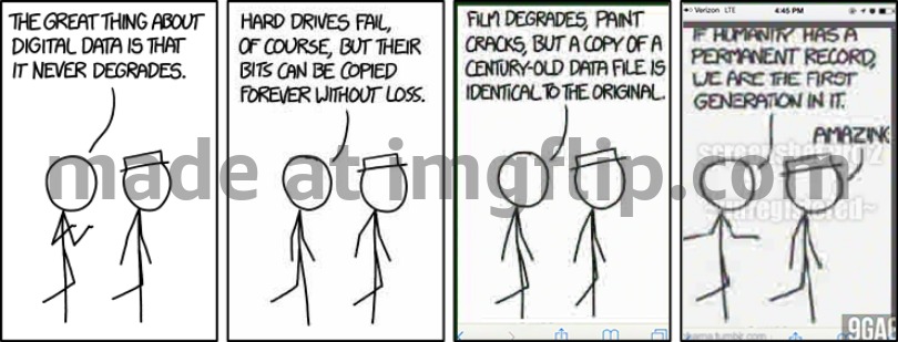 image tagged in xkcd,comics,data,digital,record | made w/ Imgflip meme maker