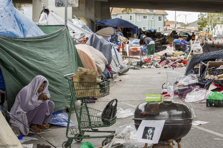 Homeless in California | image tagged in homeless in california | made w/ Imgflip meme maker